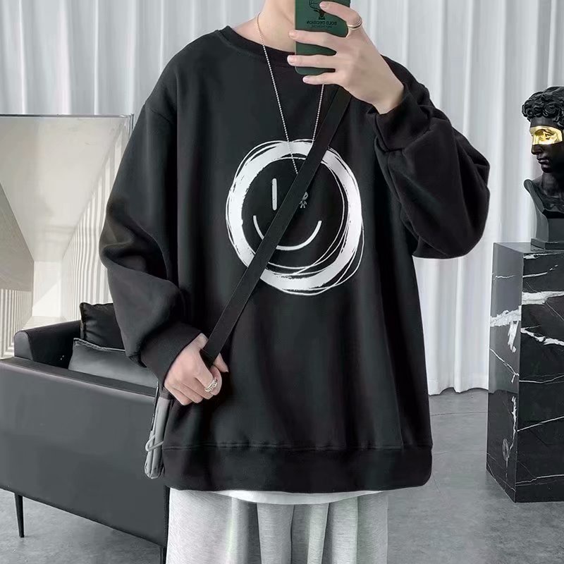 Áo hoodie form rộng phong cách Nhật Bản hợp thời trang size M-5Xl với 4 màu tùy chọn