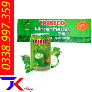 Thùng 24 Lon Trà Bí Đao Tribeco 320ml