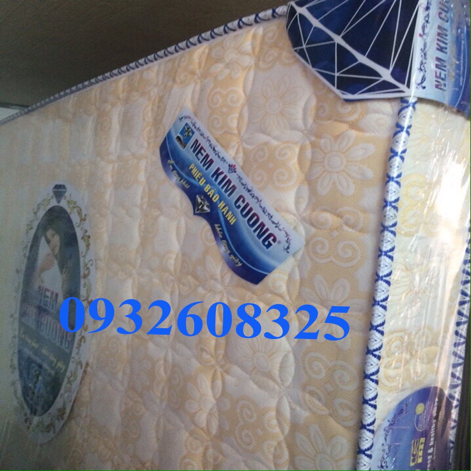 Nệm Cao Su Tổng Hợp Kim Cương 1m8x2mx12cm, Nệm Kim Cương Bảo Hành 10 Năm