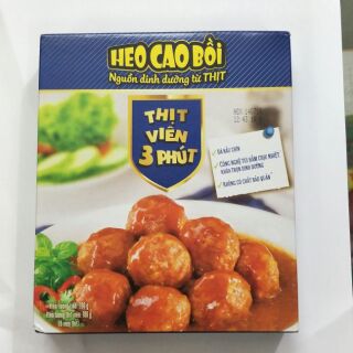 Thịt viên 3 phút Heo cao bồi