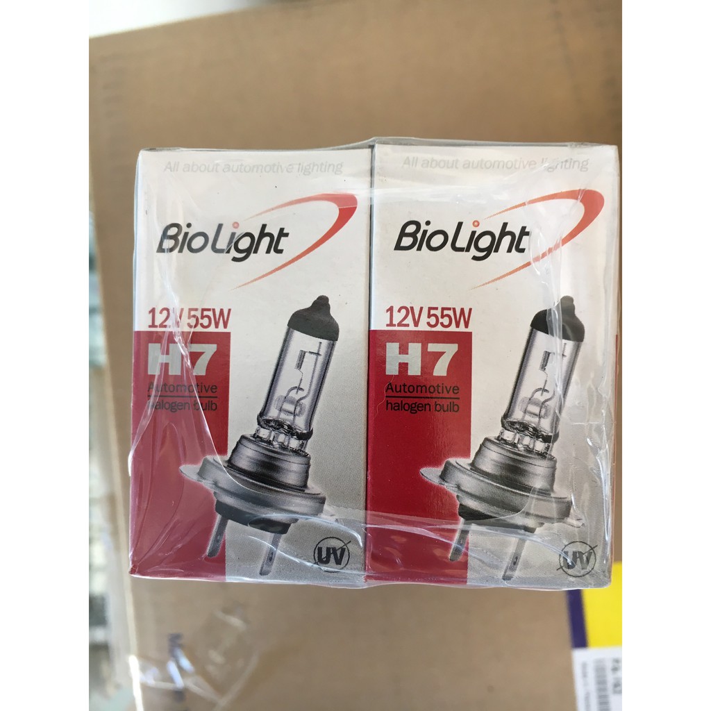 12V 55W H7 Bóng đèn xe hơi Biolight Hàn Quốc