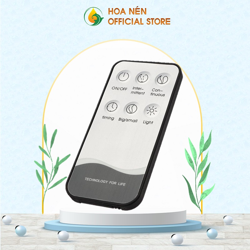 Remote điều khiển máy khuếch tán tinh dầu Hoa Nén