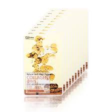 1 miếng Mặt nạ dưỡng ẩm săn chắc da Hàn Quốc NATURAL HERB MASK PACK_ COLAGEN - Hàng chính hãng