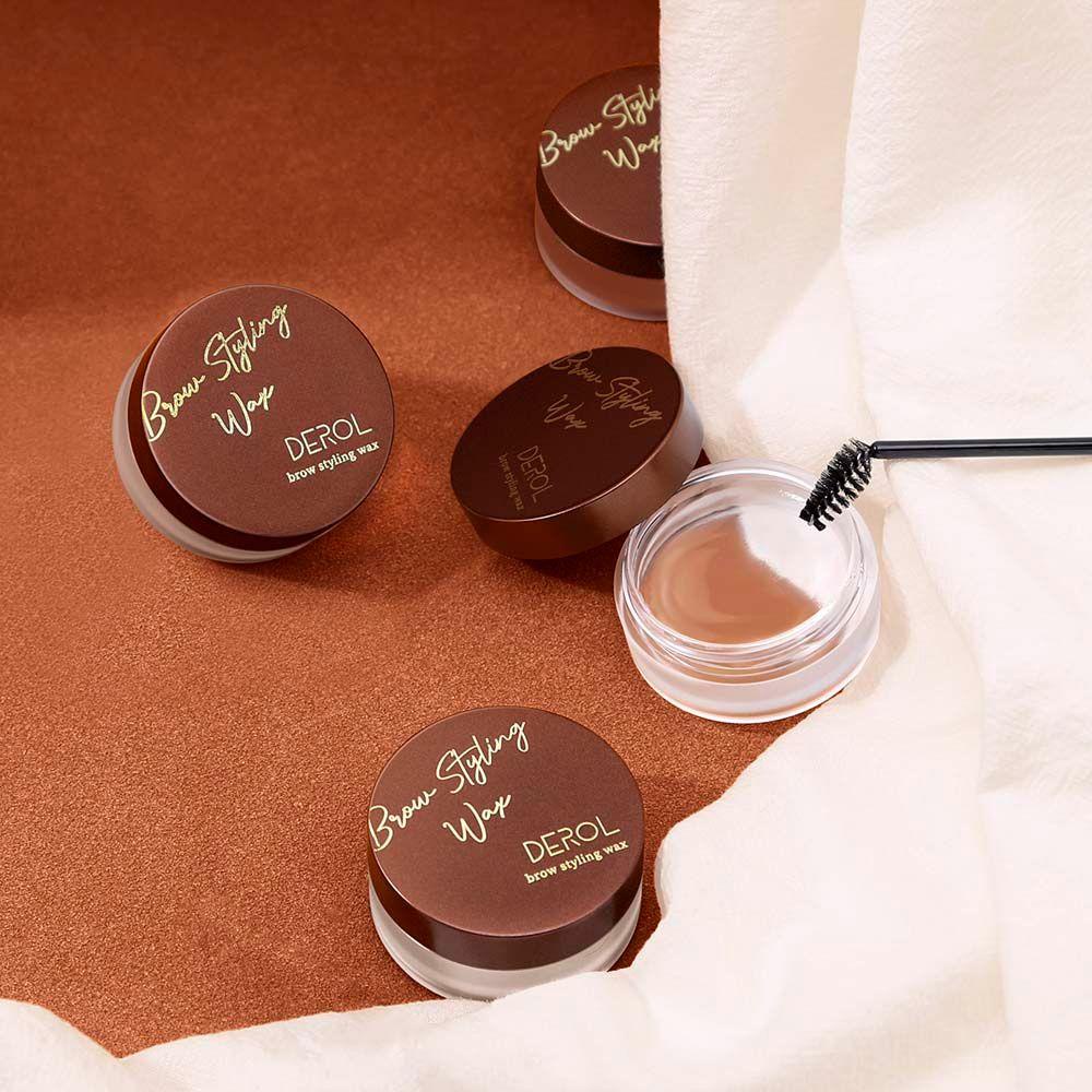 OCEANMAP Eyebrow Shaping Cream Transparent Waterproof Eyebrow Makeup Balm Eyebrow Soap With Brush 3D Eyebrow Styling Soap Stereotype Brow Wax