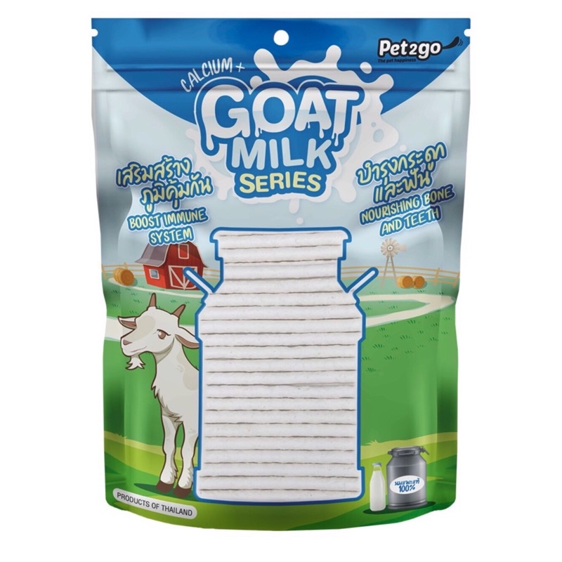 Xương sữa dê pet2go Thái Lan 500g