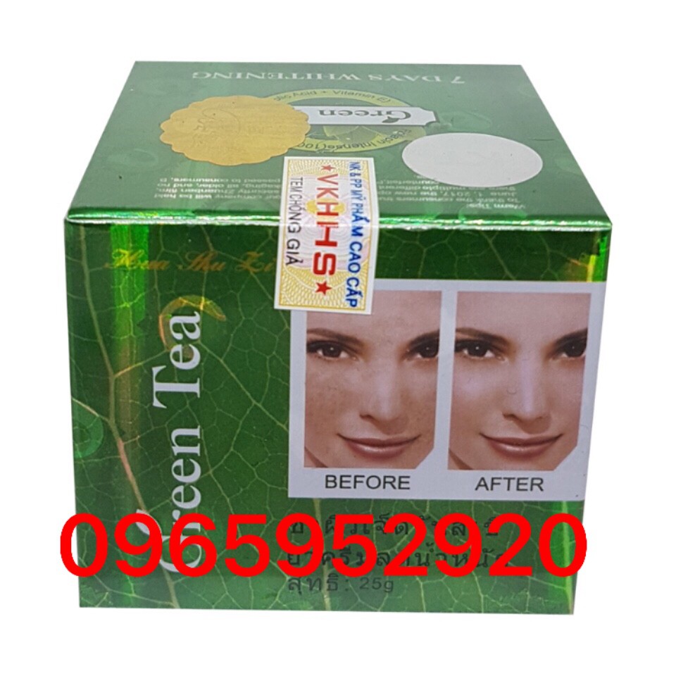 KEM NÁM, TRẮNG DA TRÀ XANH GREEN TEA-HÀNG NHẬP KHẨU ĐỘC QUYỀN ĐÀI LOAN
