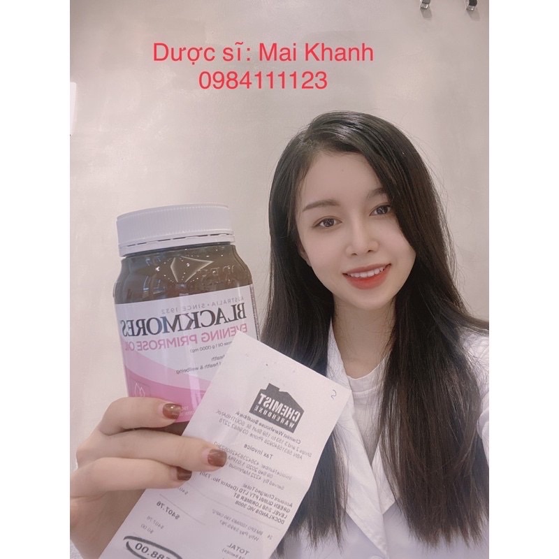 [ Date xa] Tinh dầu hoa anh thảo Evening Primrose Oil Blackmores Úc 190 viên, hỗ trợ cân bằng nội tiết tố, làm đẹp da | BigBuy360 - bigbuy360.vn