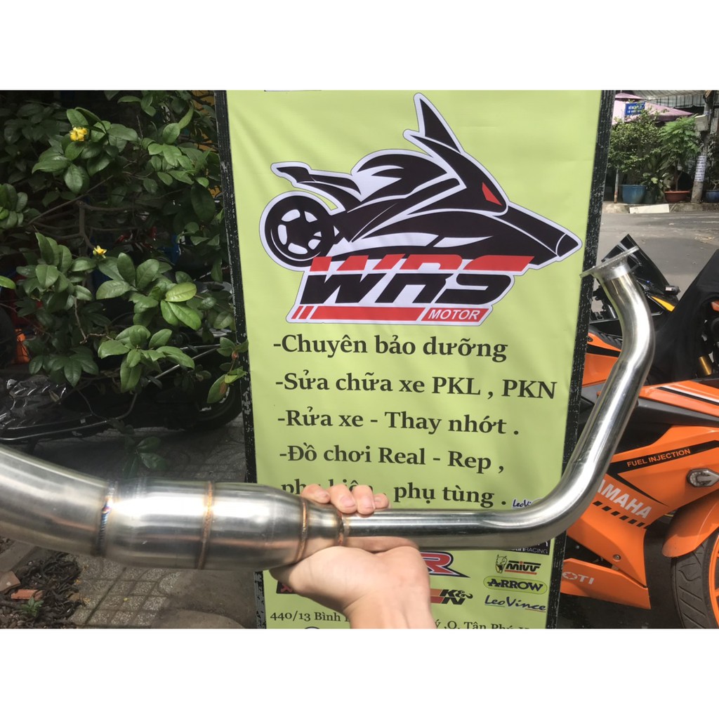 CỔ PÔ R15V3 INOX BẦU NỈ