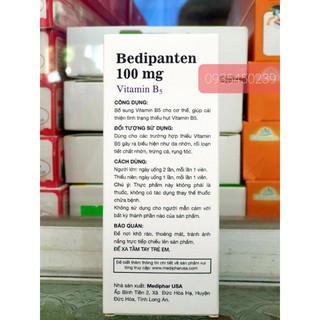 VIÊN UỐNG DƯỠNG TÓC BEDIPANTEN