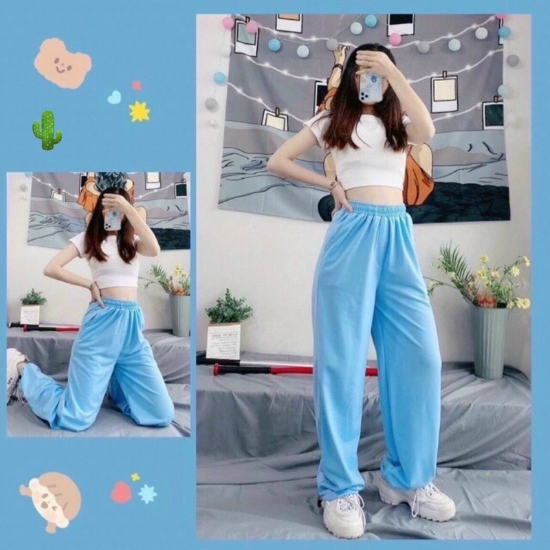 🍀Quần jooger ống bo về đủ màu  laxanhchuyensi laxanh xuongmay