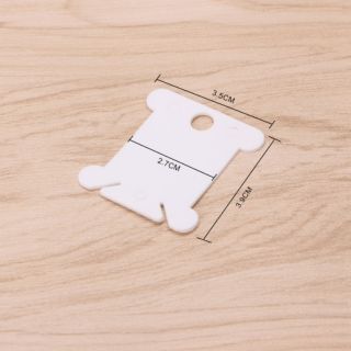 50 bobbin, thẻ quấn chỉ (tặng dụng cụ quấn chỉ)