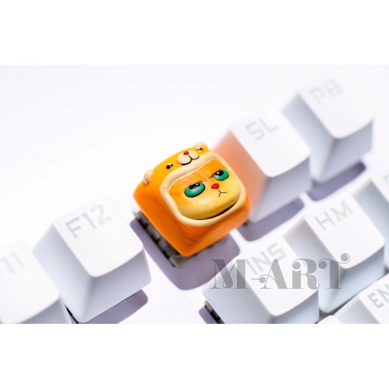 Keycap - Nút Bàn Phím Gaming - Nút Bàn Phím Cơ Mặt Mèo Hờn Dỗi  - Cáo Lửa - KC022