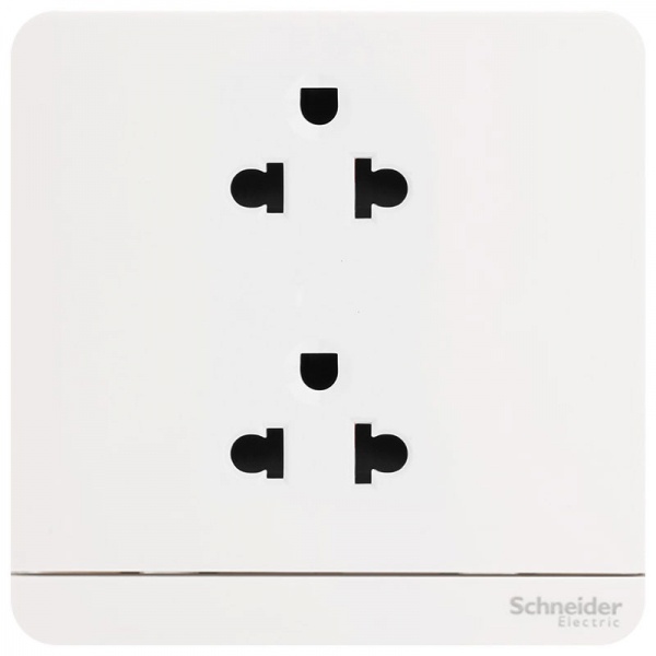 Bộ ổ cắm đôi 2, 3 chấu, đa năng AvatarOn Schneider