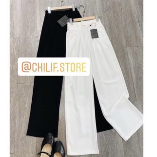 Quần Culottes vải tuyết mưa dày dặn ( form đẹp đỉnh như hình, ảnh thật 100% siêu đẹp sang xịn mịn)