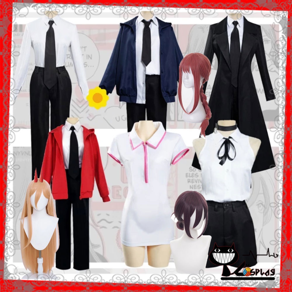 [O] Costume wig - Quần áo, tóc Makima/Reze/Power/Nurse - Chainsaw Man [Miu Cospl