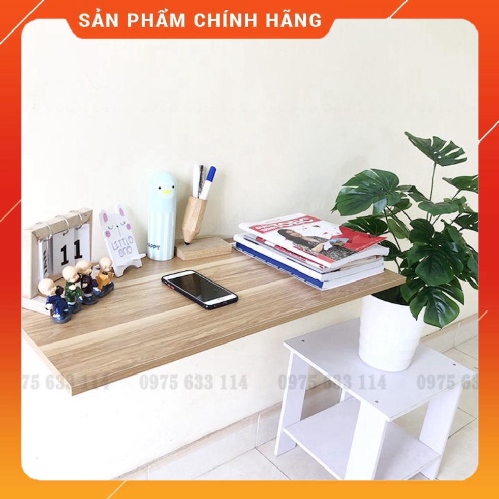 Bàn treo tường gấp gọn FREESHIPBàn gắn tường thông minh chất liệu gỗ MDF đa công dụng (B2)