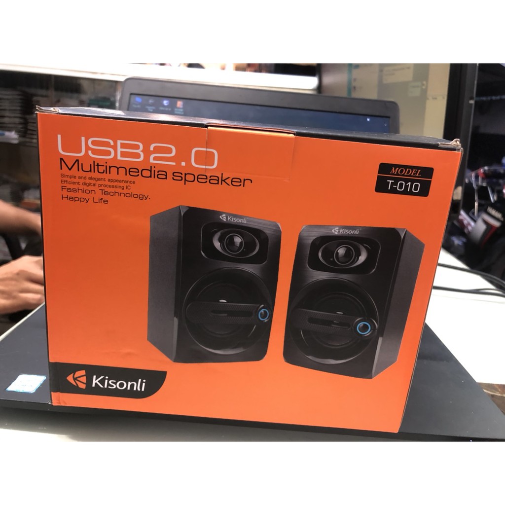 [Mã ELFLASH3 hoàn 10K xu đơn 20K] Loa vi tính 2.0 Kisonli T-010 âm thanh sôi động - Hãng phân phối | BigBuy360 - bigbuy360.vn