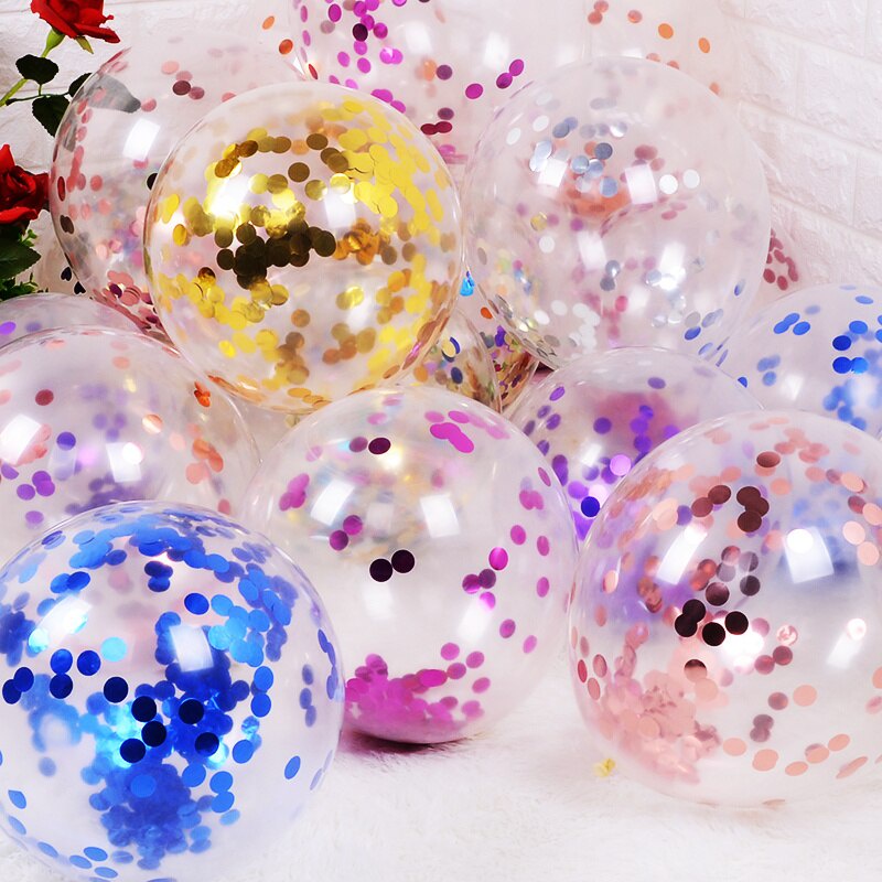 Bong Bóng Cao Su Trong Suốt 12 Inch Trang Trí Tiệc