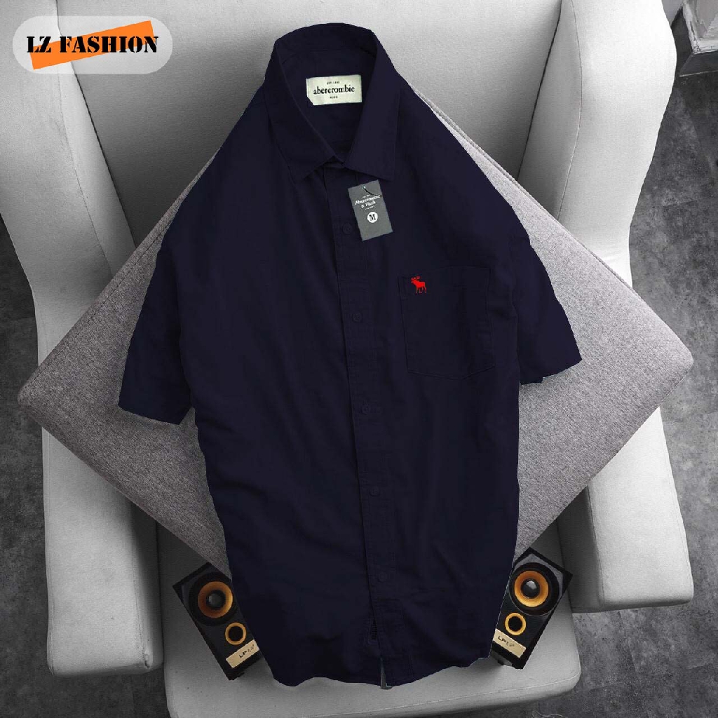 SƠ MI NAM NGẮN TAY NGẮN CÓ TÚI VẢI CHẤT LƯỢNG  [ẢNH THẬT] - [SHOPTHOITRANG12]- TD040 | BigBuy360 - bigbuy360.vn