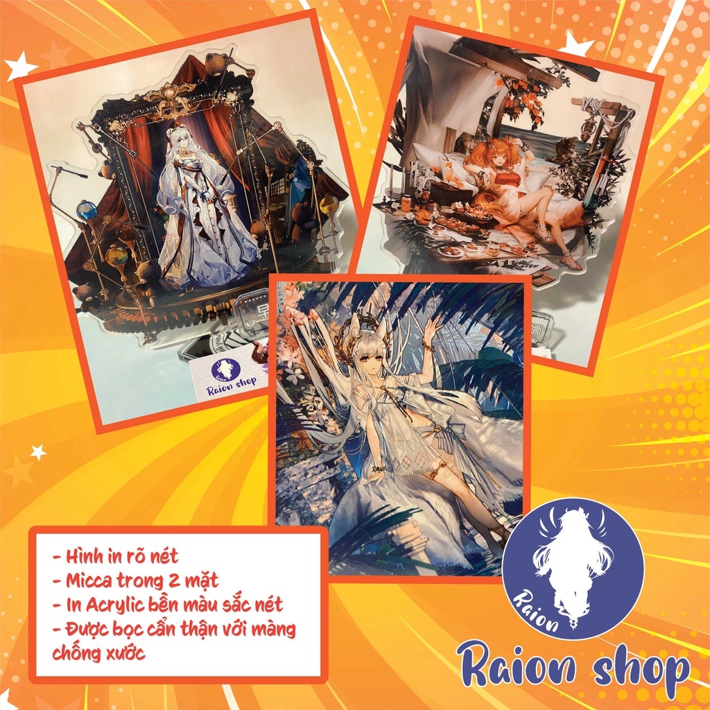 Mô Hình Standee Acrylic Mica Anime Arknights Animation III
