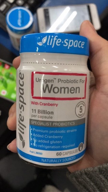 Viên uống bổ sung men vi sinh cho nữ Life Space Women’s Urogen Probiotic