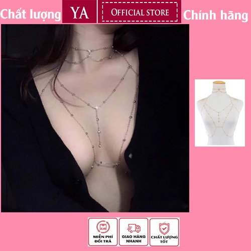 Dây Chuyền Vòng Cổ Ngực Cơ Thể Sexy Quyến Rũ Sang Trọng Trend hàng cc tại xưởng
