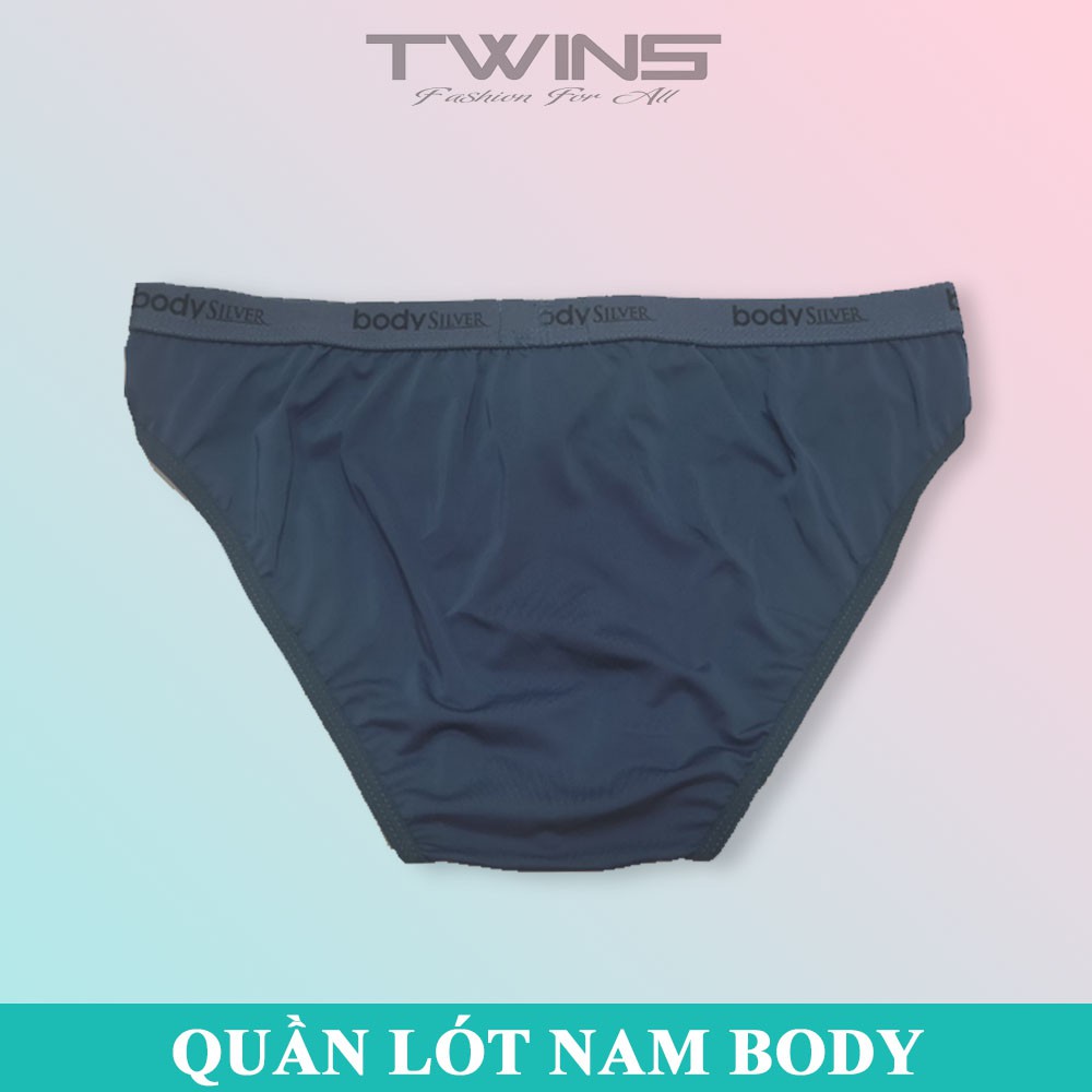 Quần lót nam tam giác cao cấp thun lạnh Body chính hãng lưng vừa bền đẹp, thoáng mát, thấm hút mồ hôi, co giãn