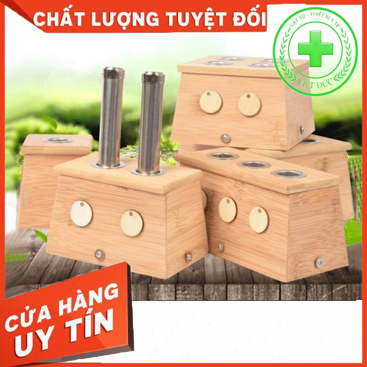 Hộp cứu ngải trúc - Hộp ngải cứu trúc cao cấp- 1 lỗ - 2 lỗ- 3 lỗ- 6 lỗ