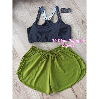 Sét áo bra & quần short bigsize