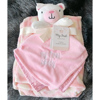 CHĂN MỀN LÔNG CỪU TẶNG 1 BÉ GẤU NHỎ CÙNG BỘ - HÀNG XỊN