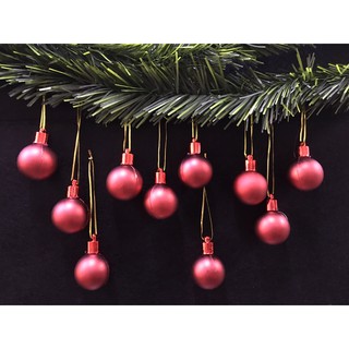 NOEL - BỊCH 10 CÁI - TRÁI CHÂU MỜ LOẠI NHỎ TRANG TRÍ NOEL - KT-93