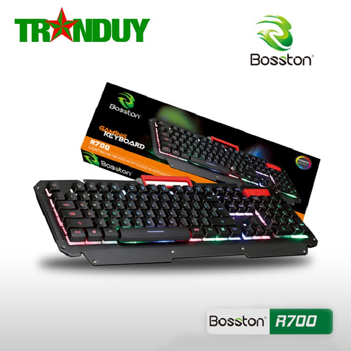 Bàn phím giả cơ Bosston R700 LED Gaming