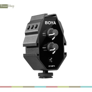 Bộ trộn micro stereo cho máy ảnh Boya BY-MP4