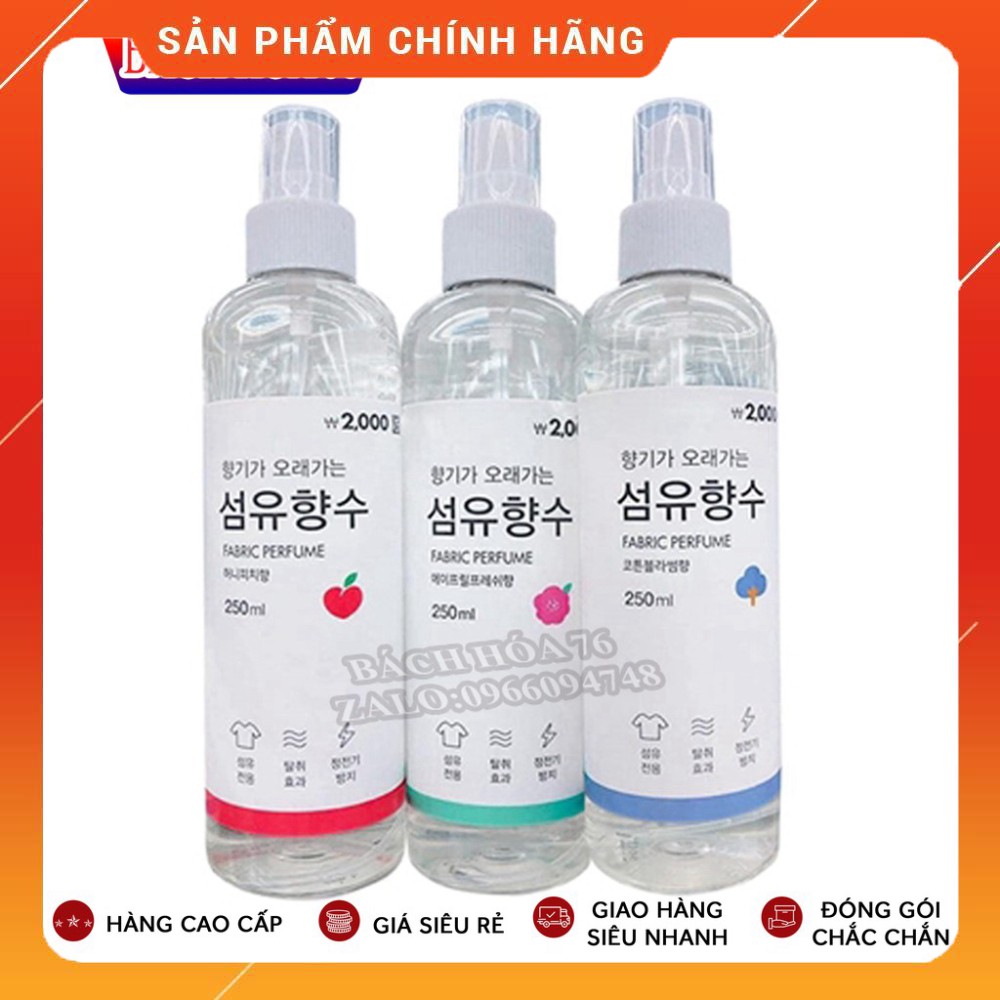 BÁN SỈ - Xịt Thơm Quần Áo Fabric Perfume Hàn Quốc 250ml Linh Kiện Thiện Phát - 308 Thống Nhất Là nhà phâ