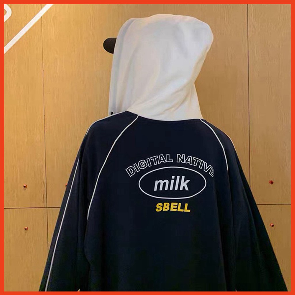 ÁO HOODIE - ÁO KHOÁC NỈ NGOẠI Milk ( Sbell)