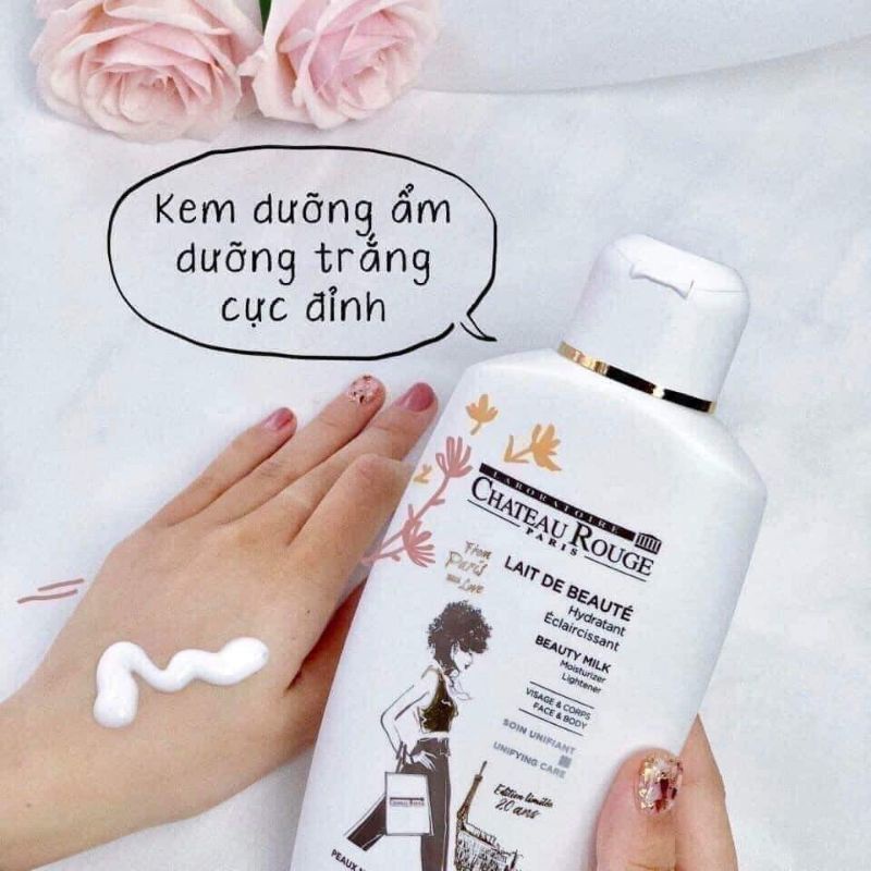 Dưỡng thể kích trắng Pháp Chateau rouge