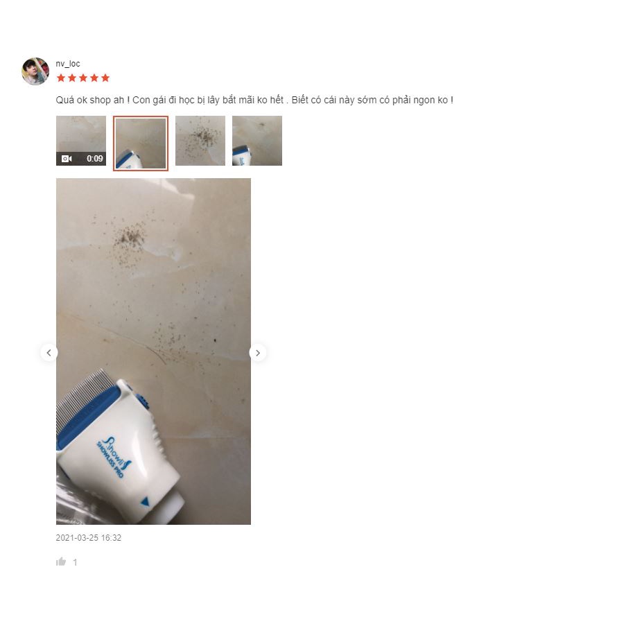 Lược Máy Chải Chấy Thông Minh Hút Chấy Bằng Từ Tính Thân Thiên Với Người Dùng Tặng Kèm 3 Túi Đựng