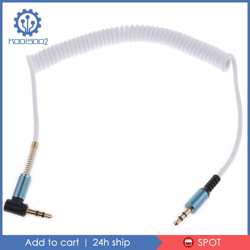Dây Cáp Âm Thanh Đầu Vào Aux 3.5mm (1 / 8 &quot;) M-M Màu Đen Cho Tai Nghe Trên Xe Hơi