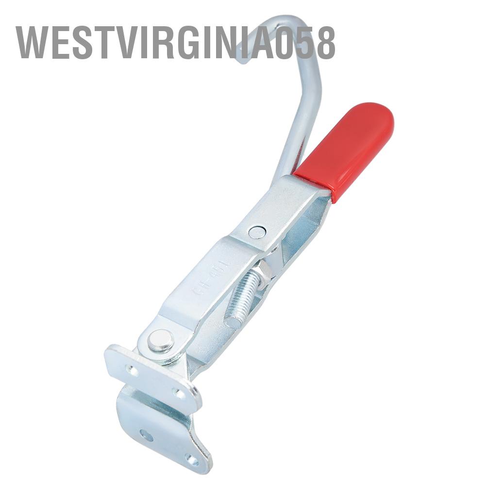 Westvirginia058 180KG Iron Galvanized Quick Fixed Toggle Clamp Handle Hand Tool Latch Type