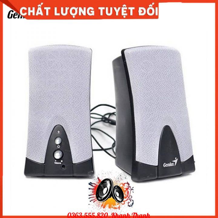 Loa vi tính GENIUS SP-Q06S chính hãng âm thanh 2.0 - Bảo hành 6 tháng