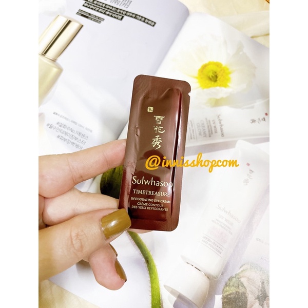 Kem Mắt Thông Đỏ Sulwhasoo Time Treasure Renovating Eye Cream 1ml