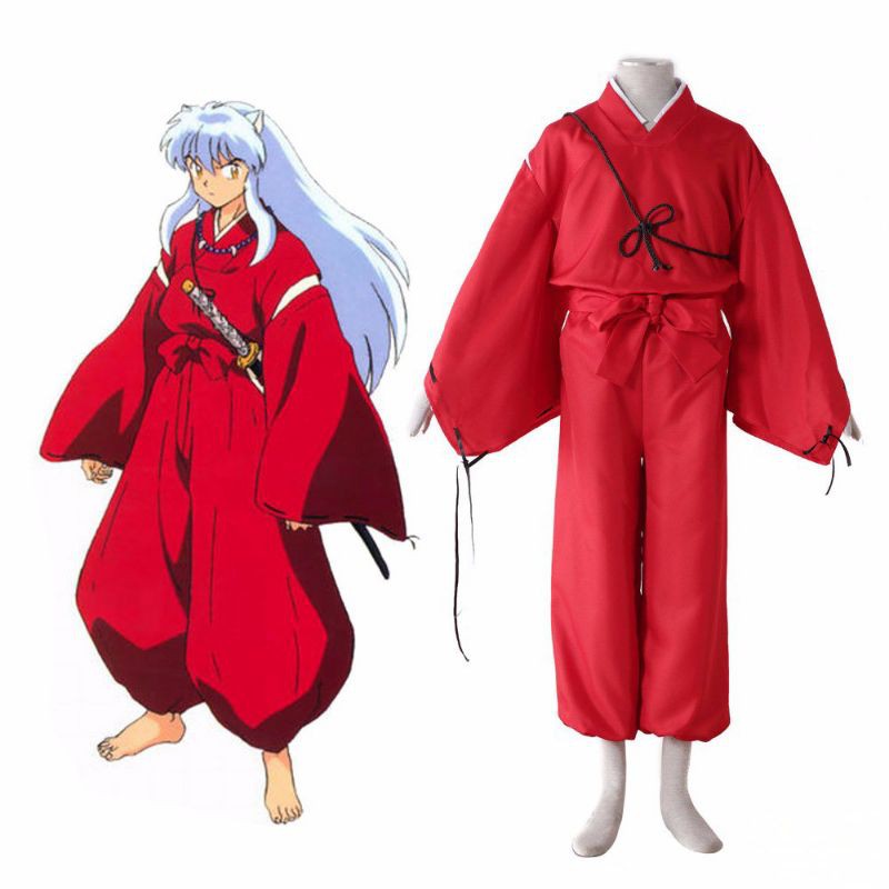 Kostum Trang Phục Cosplay Nhân Vật Anime Inuyasha / Kostum Yukata