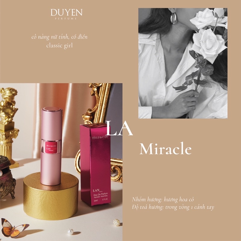 Nước Hoa mini 20ml LC MIRACLE