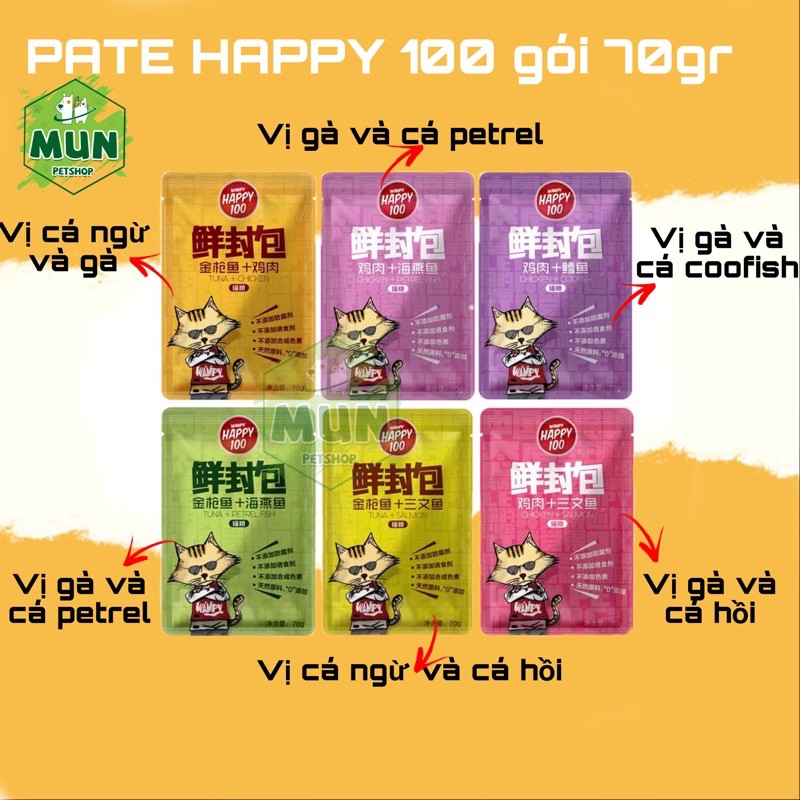 Pate Happy 100-vị ngẫu nhiên