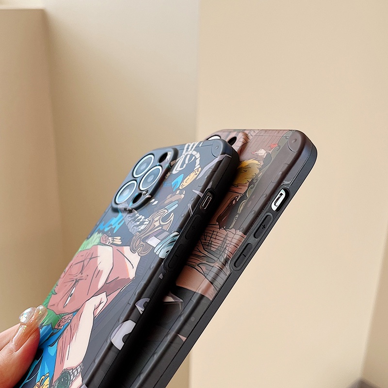 Ốp Điện Thoại Mềm In Hình One Piece Cho iPhone 14 13 11 12 Pro Max Xs Max XR