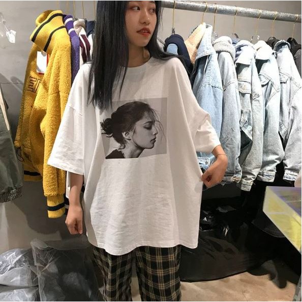 Áo phông nữ form rộng vải cotton nhiều mẫu lựa chọn , Áo thun tay lỡ form rộng [Nhiều Mẫu Để Chọn] | BigBuy360 - bigbuy360.vn