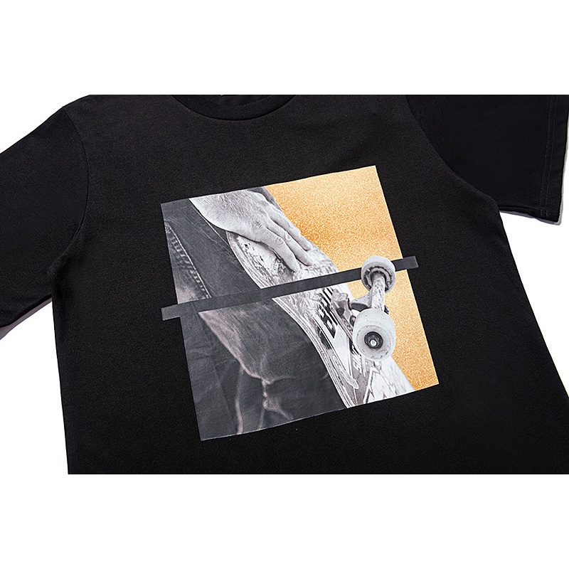 Áo Thun Cotton Tay Ngắn Dáng Rộng Plus Size Unisex