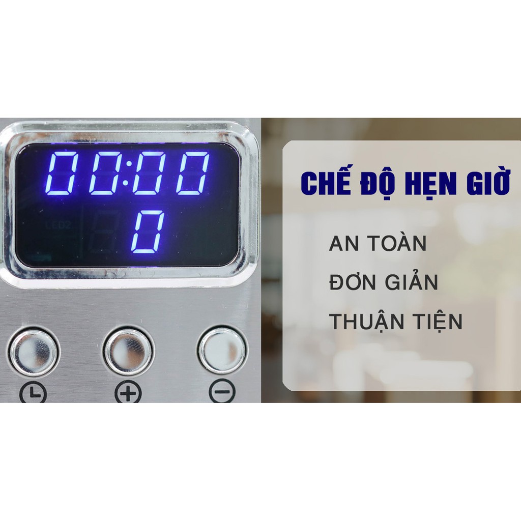 Máy nhồi, trộn bột, đánh trứng đa năng Unie EM2 5L - Hàng chính hãng