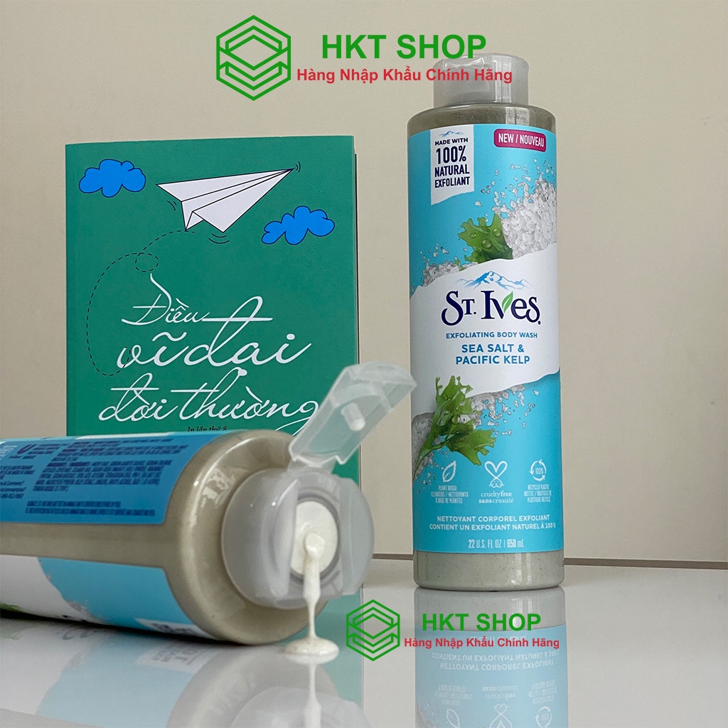 Sữa tắm St Ives Muối Biển 650ml - HKT Shop