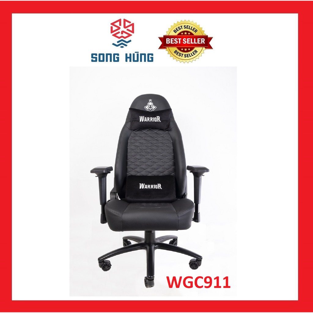 Ghế WARRIOR GAMING CHAIR - Samurai Series - WGC911 - Black